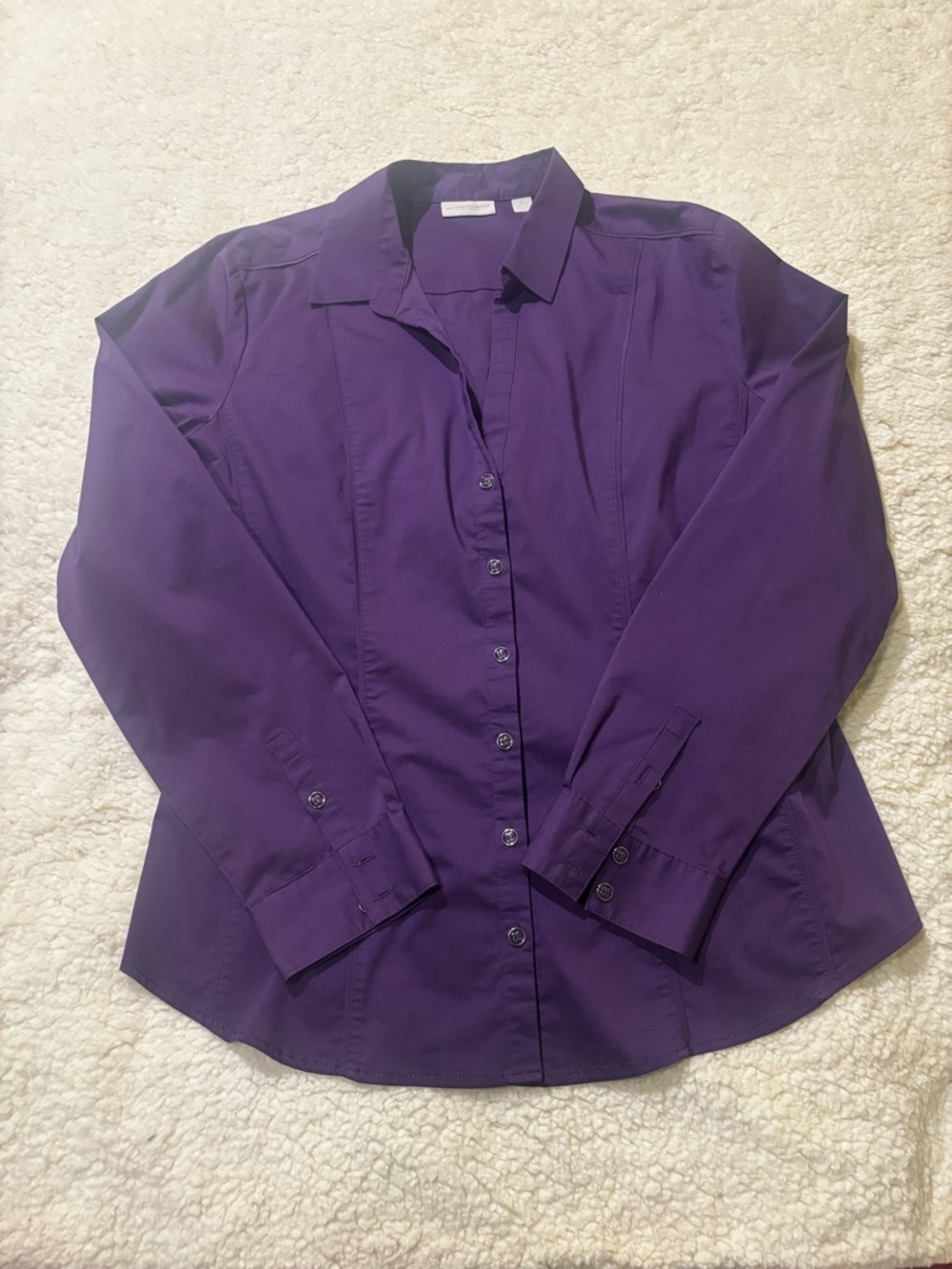 Purple Button-Up Shirt1426